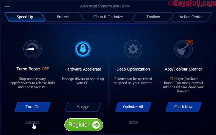 Free serial key advanced system care ultimate